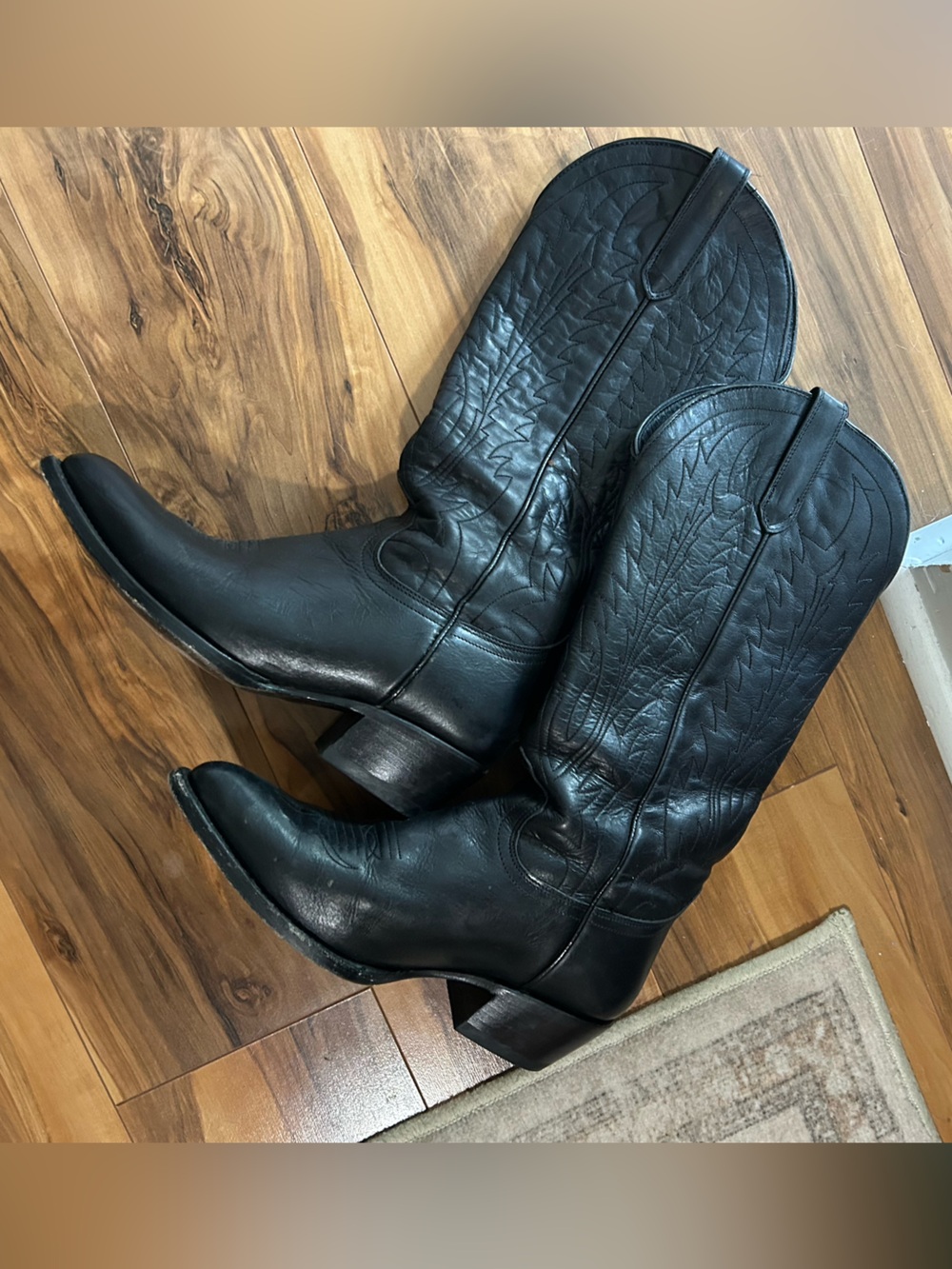 Black Star Cowboy Boots